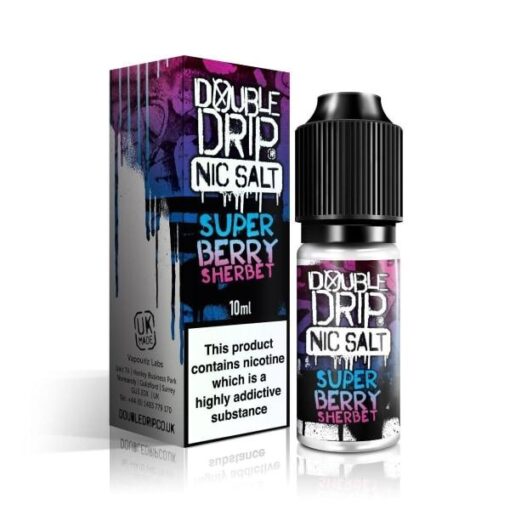 10MG Double Drip  10ML Flavoured Nic Salts E Liquid - Image 2