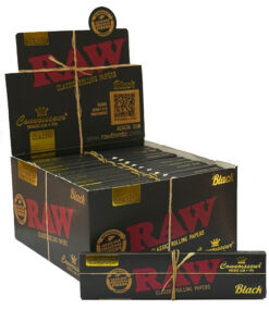 RAW Black Kingsize Slim with Tips from Vaping Heaven